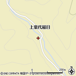 愛知県北設楽郡東栄町振草上粟代日向周辺の地図