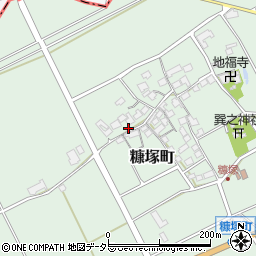 滋賀県東近江市糠塚町321周辺の地図
