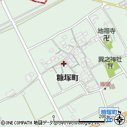 滋賀県東近江市糠塚町235周辺の地図