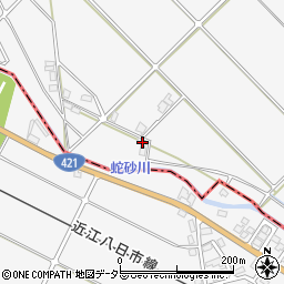 滋賀県近江八幡市安土町内野1923周辺の地図