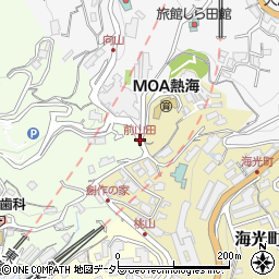 前山田周辺の地図