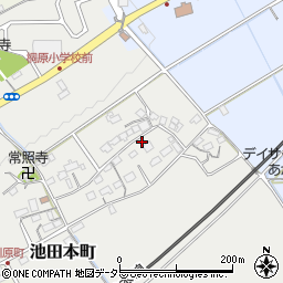 滋賀県近江八幡市池田本町574周辺の地図