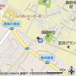 滋賀県野洲市比留田720-1周辺の地図