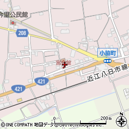 滋賀県東近江市小脇町1432周辺の地図