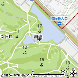 愛知県愛知郡東郷町和合濁池周辺の地図