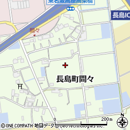 三重県桑名市長島町間々周辺の地図