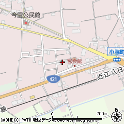 滋賀県東近江市小脇町1708周辺の地図