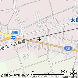 滋賀県東近江市小脇町2321周辺の地図
