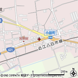 滋賀県東近江市小脇町1408周辺の地図