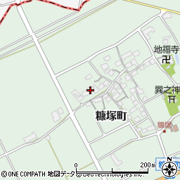滋賀県東近江市糠塚町320周辺の地図