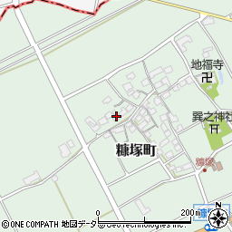 滋賀県東近江市糠塚町319周辺の地図