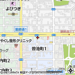愛知県名古屋市南区薬師通2丁目周辺の地図