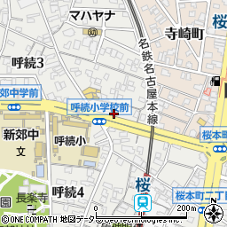 愛知県名古屋市南区呼続3丁目14周辺の地図