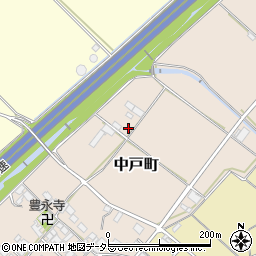 滋賀県東近江市中戸町128-2周辺の地図