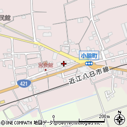 滋賀県東近江市小脇町1434周辺の地図