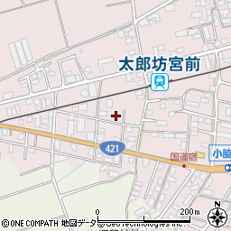 滋賀県東近江市小脇町2303周辺の地図