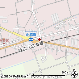 滋賀県東近江市小脇町1215周辺の地図