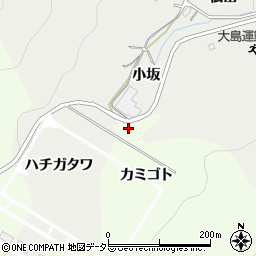 愛知県豊田市則定町カミゴト周辺の地図