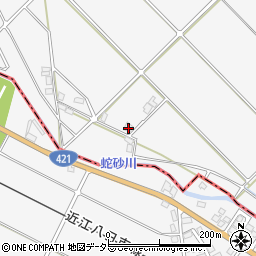 滋賀県近江八幡市安土町内野1684周辺の地図