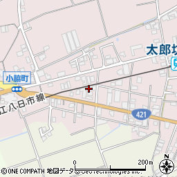 滋賀県東近江市小脇町2317周辺の地図