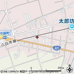 滋賀県東近江市小脇町2317-2周辺の地図