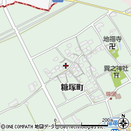 滋賀県東近江市糠塚町234周辺の地図