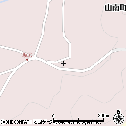 兵庫県丹波市山南町坂尻63-2周辺の地図