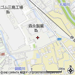 静岡県三島市南二日町12周辺の地図