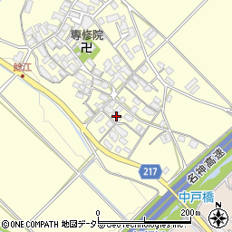 滋賀県東近江市鯰江町1209周辺の地図