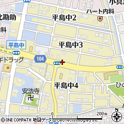 愛知県弥富市平島中周辺の地図