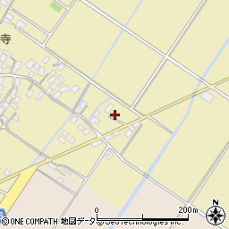 滋賀県野洲市比留田390-1周辺の地図