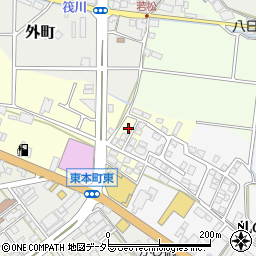 滋賀県東近江市八日市東本町14-8周辺の地図