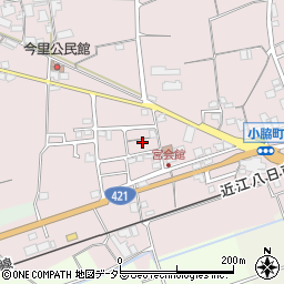 滋賀県東近江市小脇町1678周辺の地図