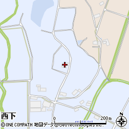 岡山県津山市西下355周辺の地図