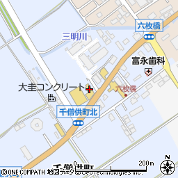ＨｏｎｄａＣａｒｓ滋賀北八幡西店周辺の地図