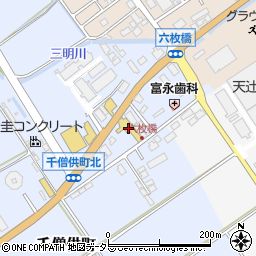 滋賀日産自動車近江八幡店周辺の地図