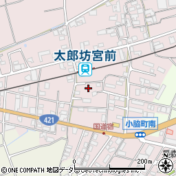 滋賀県東近江市小脇町766周辺の地図