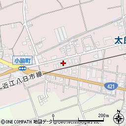 滋賀県東近江市小脇町2284周辺の地図