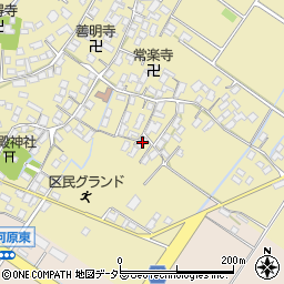滋賀県野洲市比留田47-1周辺の地図