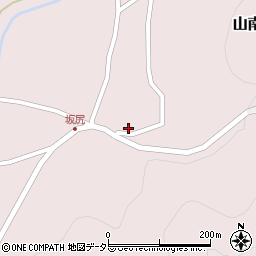 兵庫県丹波市山南町坂尻61周辺の地図