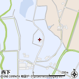 岡山県津山市西下355-4周辺の地図