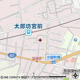 滋賀県東近江市小脇町2383周辺の地図