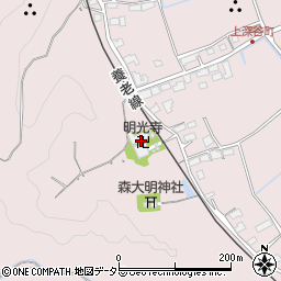 明光寺周辺の地図