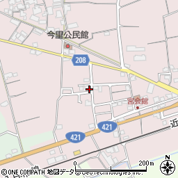 滋賀県東近江市小脇町1681周辺の地図