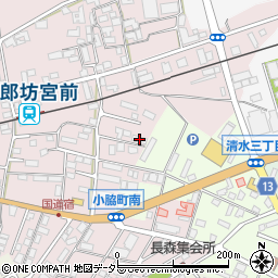 滋賀県東近江市小脇町2389-1周辺の地図