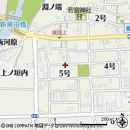 京都府南丹市園部町横田５号周辺の地図