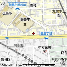 グランコート豊田本町周辺の地図