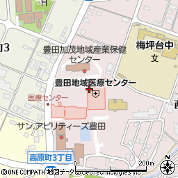 豊田地域訪問看護ステーション周辺の地図