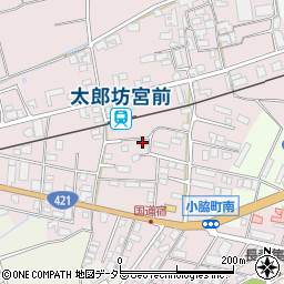 滋賀県東近江市小脇町766-2周辺の地図