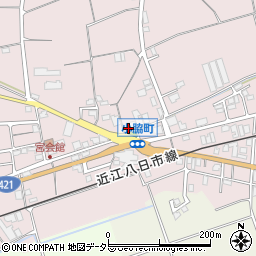滋賀県東近江市小脇町1222周辺の地図